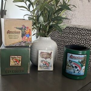 American Expedition Stainless Steel Can Cooler
Rainbow Trout Edition 🎣🆕🎣
